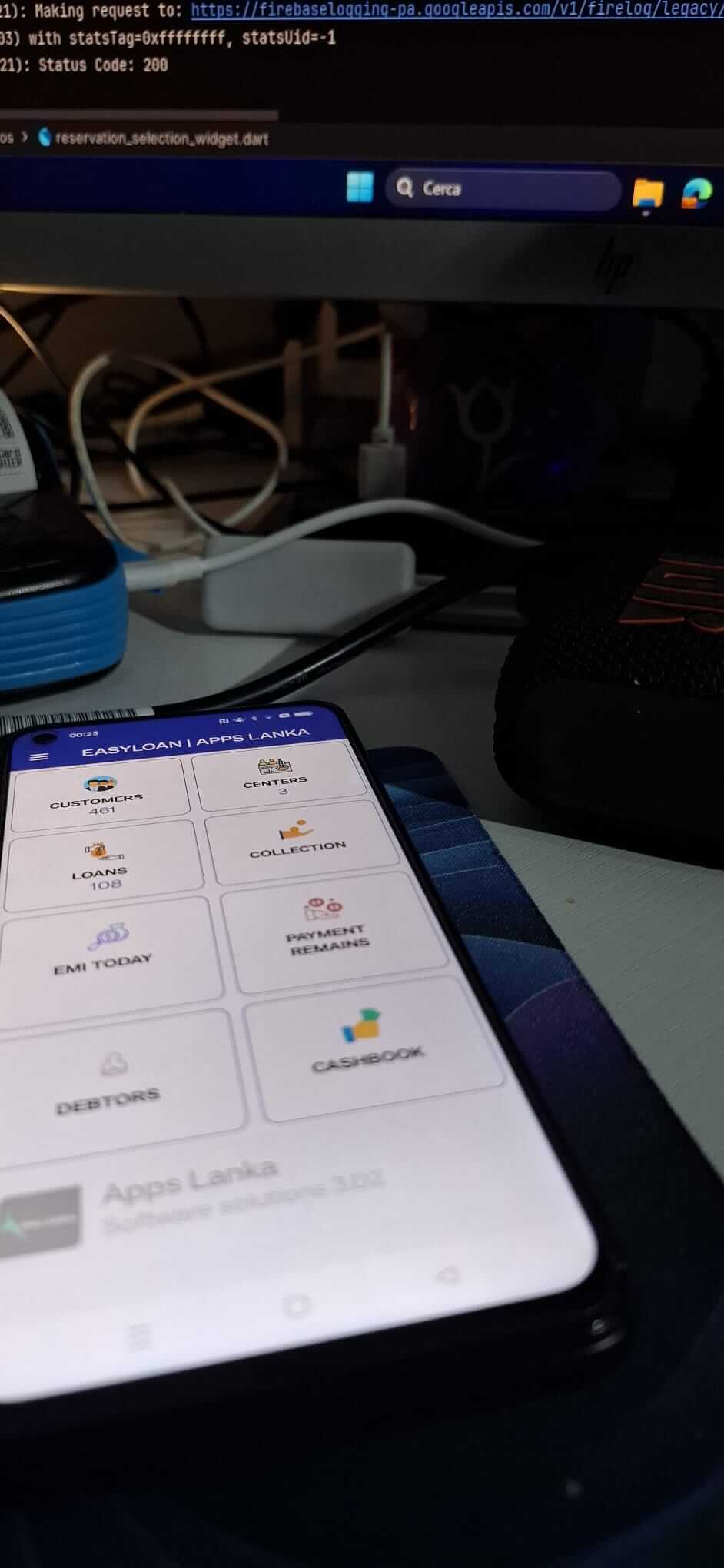 Vista progetto Appslanka